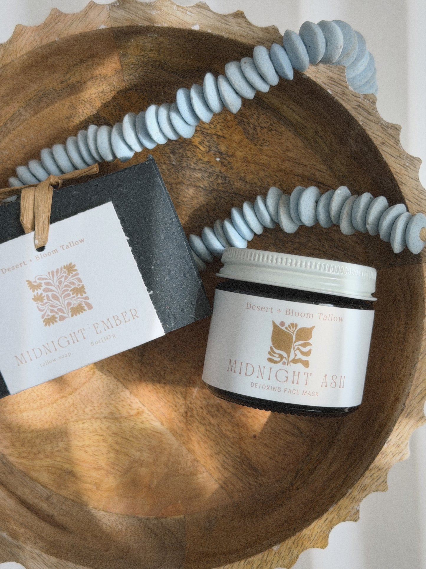 Desert Bloom Collection: Midnight Ash Face Mask