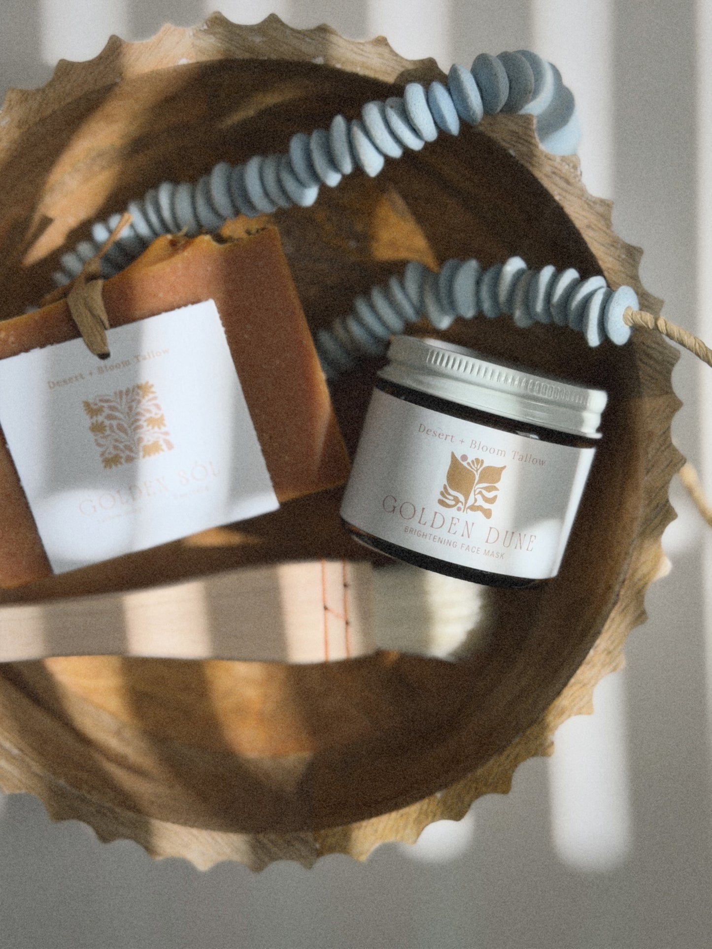 Desert Bloom Collection: Golden Dune Face Mask