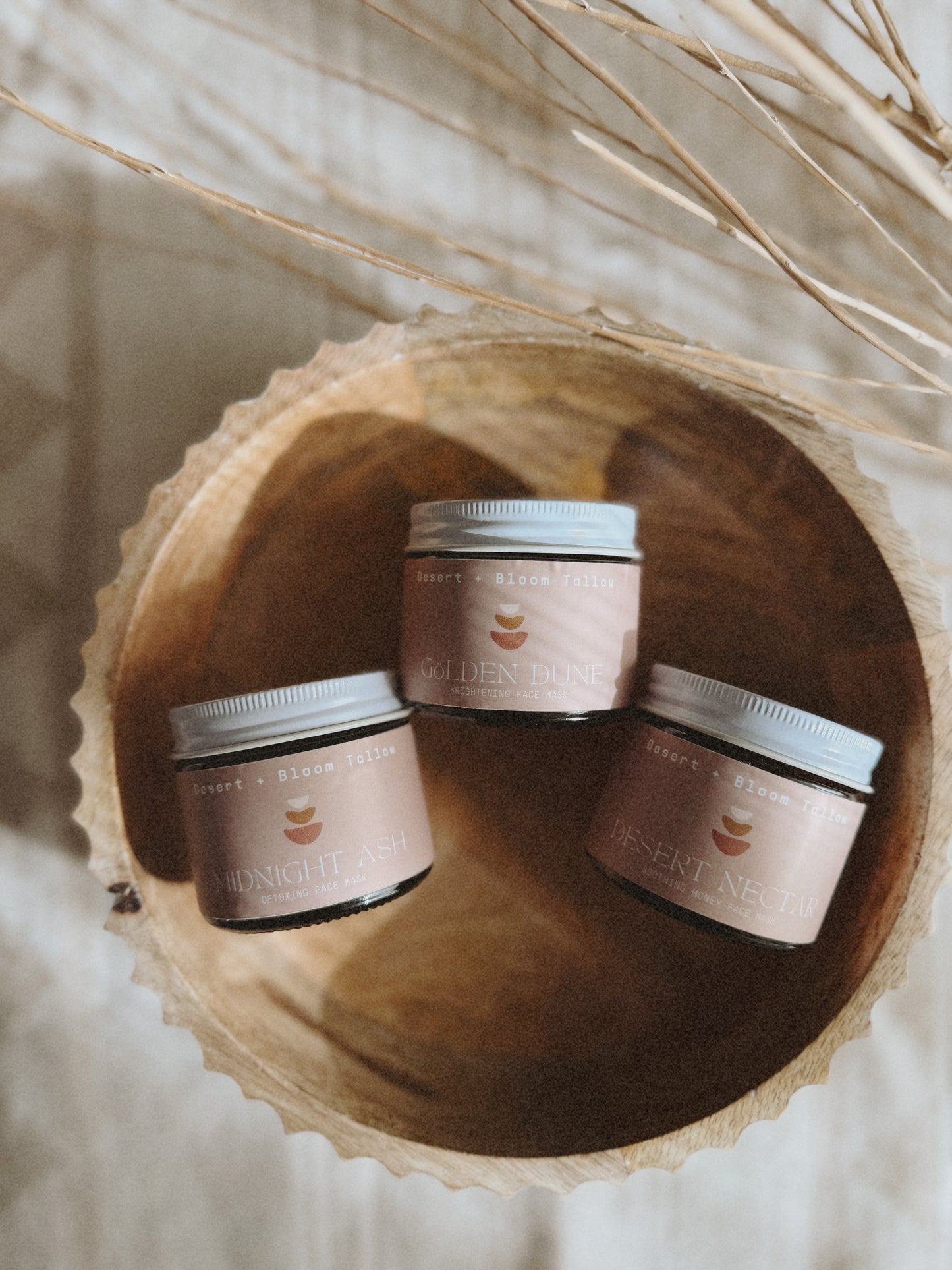 Desert Bloom Collection: Golden Dune Face Mask