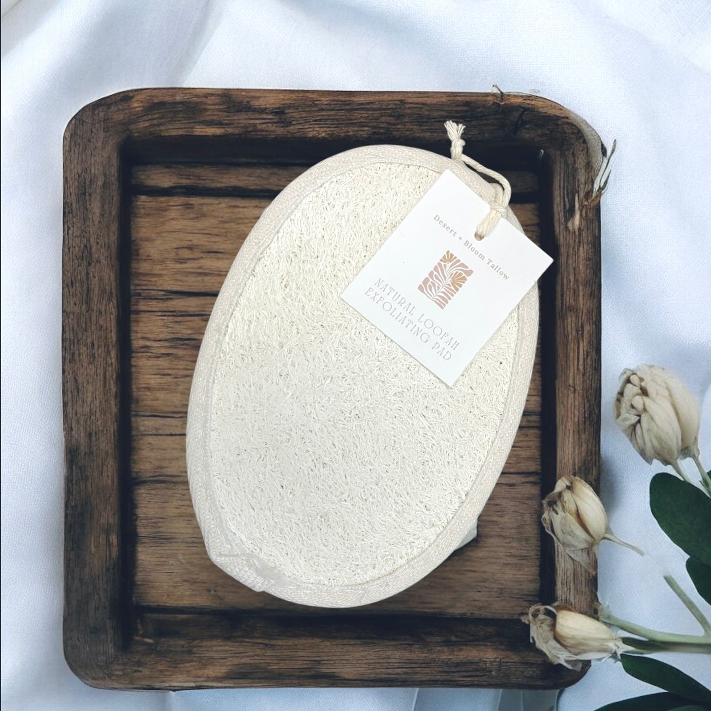 Natural Loofah Exfoliating Pad