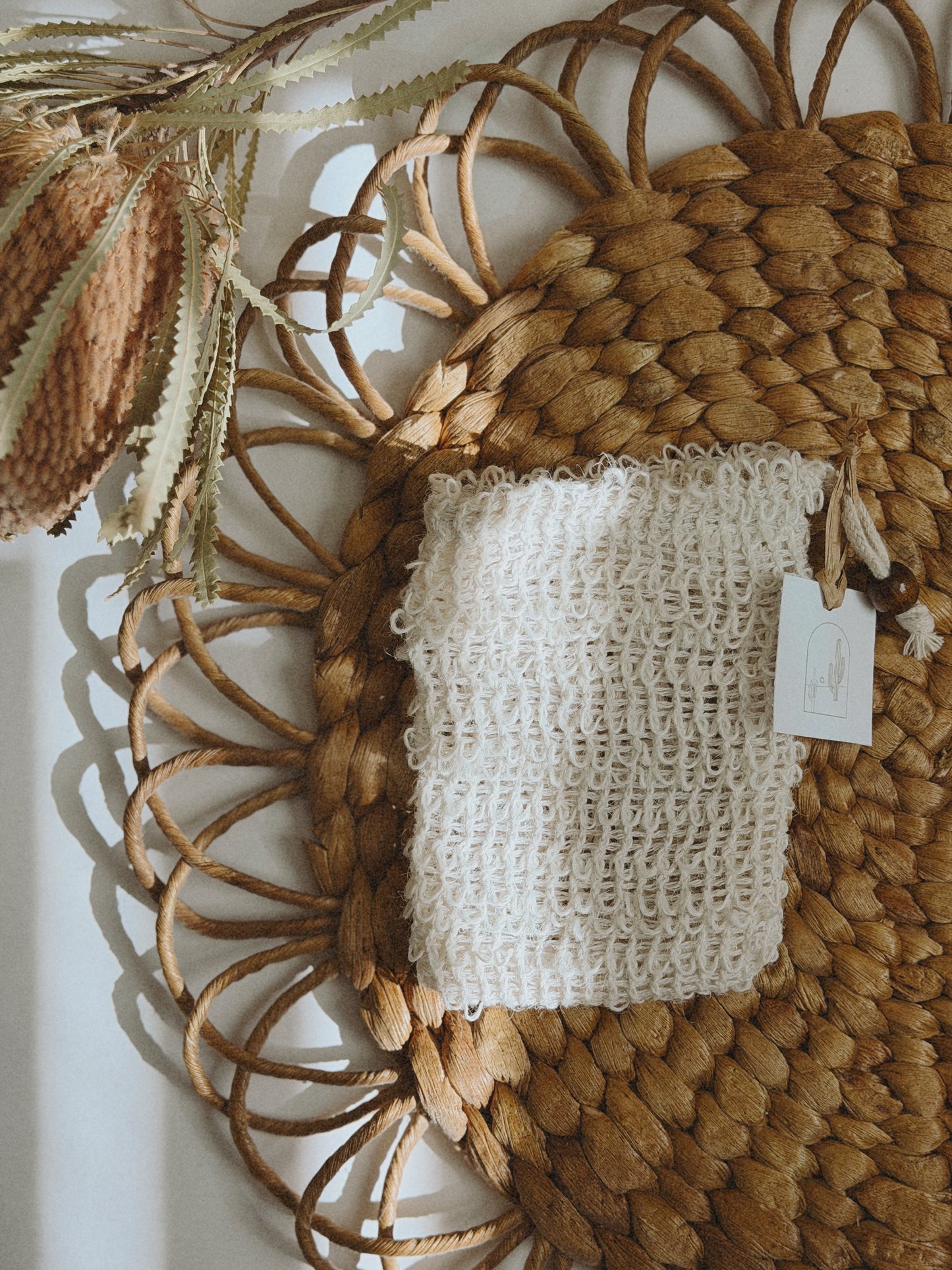 Natural Sisal Soap Bag